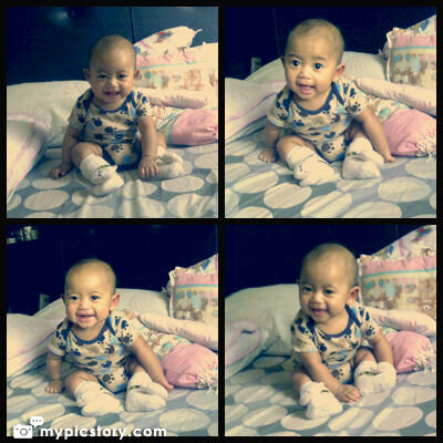 mahiroKF's tweet photo. Aku udah bisa duduk looooh :) http://t.co/Zwf9TBnK