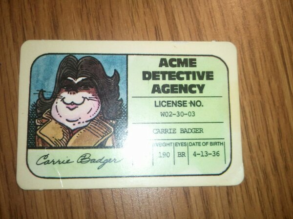 carriebee25's tweet image. Lol I would just so randomly pick the decrive card with my name on it. #stoptheif #oldschool