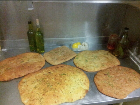 Geppetto_1981's tweet photo. Organic w/meal spelt flour focaccia trials happening today - turning out nicely :) http://t.co/OdjbTPNM
