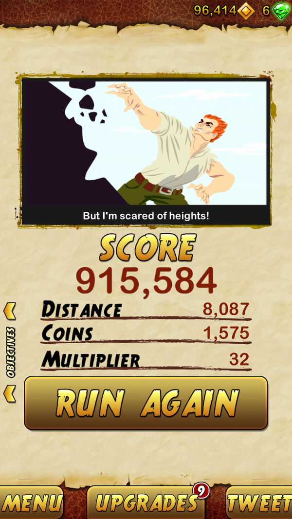 Pawan_'s tweet photo. I got 915584 points while escaping from a Giant Demon Monkey. Beat that! http://t.co/p6t0ubSq http://t.co/ikz0G2TX