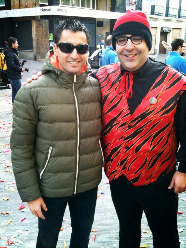 SantiTriguero11's tweet photo. #lescomparses Amb el Gran @gerardromero!! @lapitonga@rac1 @tudirasrac1 http://t.co/wthm0JDh
