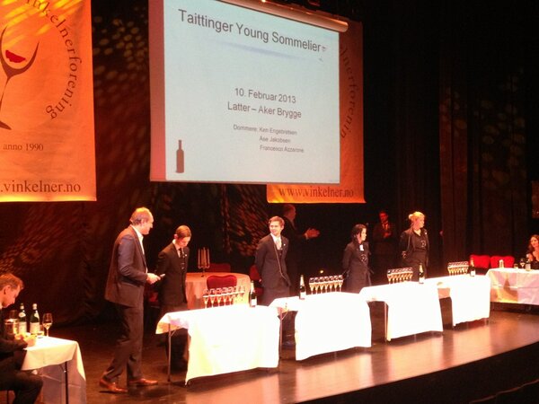 MikaelFalkman's tweet photo. #Taittinger @ Young Sommelier 2013 in Oslo. http://t.co/EJYAERP8