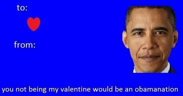 VDayCards's tweet photo. Obamanation.. http://t.co/TG9FTxuq