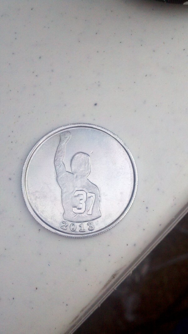 Steve Gleason Bacchus doubloon. Best. Ever.