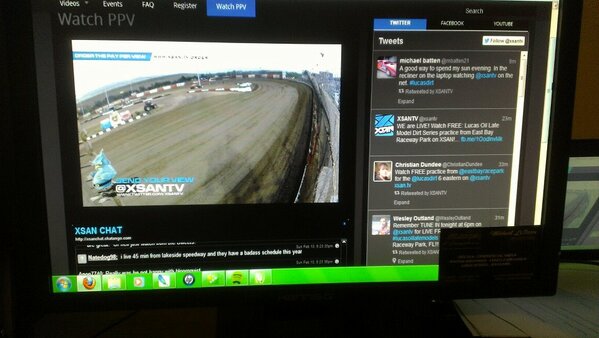 Watching me some X-San broadcast, go buy broadcast for $60. I'm watching on my labtop.
@xsantv