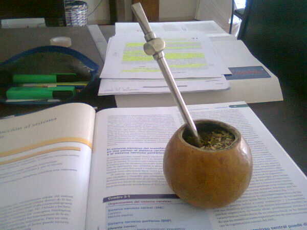 Nicogpatron's tweet photo. Como para emparejar el estudio unos buenos mate... http://t.co/eUQws4vD