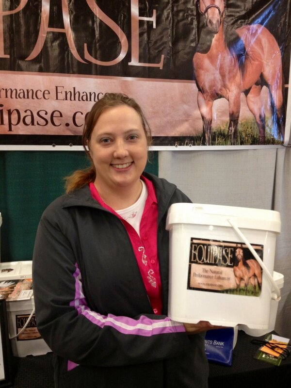 Equipase's tweet photo. Congrats to Connie! Day 3 winner of #equipase at @EquifestofKS! http://t.co/JOrpqrO1