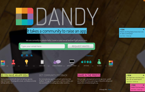 Groupnotes's tweet image. Here&apos;s your #Groupnotification @dndyco!
Check out our friends Dandy Co&apos;s website at dndy.co
