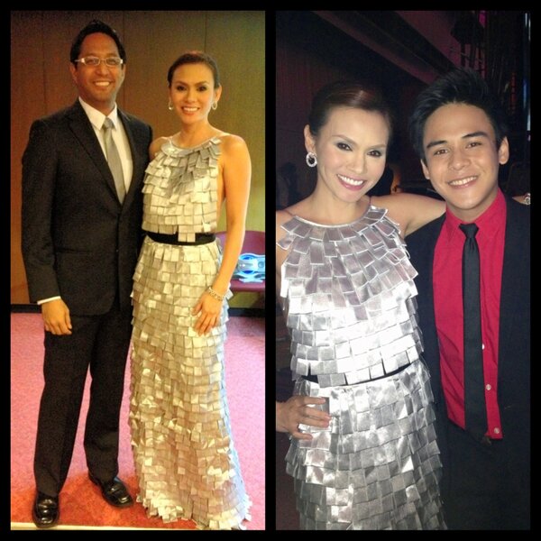issalitton's tweet photo. With @paolobediones &amp; @thekhalilramos #events #hosting wearing @ericdelosantos #fashion http://t.co/tqKUXGXs