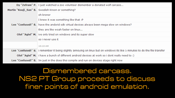 dyphan's tweet image. RT @hugh_jeremy: Usual mix conversation inside the @NS2 playtest chatroom: