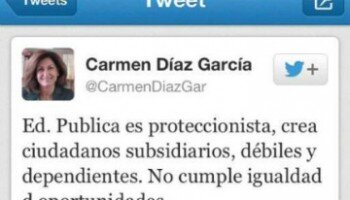 zmartes's tweet image. La concejala de Educación de Marbella dice en Twitter que la enseñanza pública crea “ciudadanos dependientes” #PPFail
