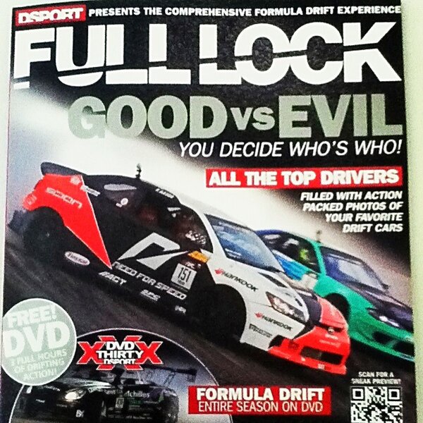 mssrfcali's tweet image. Got your copy yet? ;) #dsport #fulllock #formuladrift Cool cover shot of @FredricAasbo @dmac86 f/2012 #fdirwindale