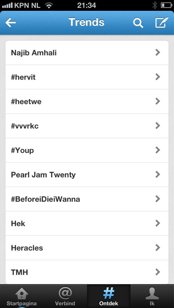 Baaaaam, trending topic op 1! <a href="/Amhali/">Najib Amhali</a>