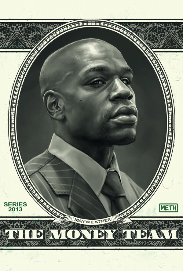 Mike_Meth's tweet photo. @danrafaelespn I was gonna wait to debut this to @FloydMayweather himself, but Showtime just blew up my spot lol http://t.co/mTXOw3ioRQ