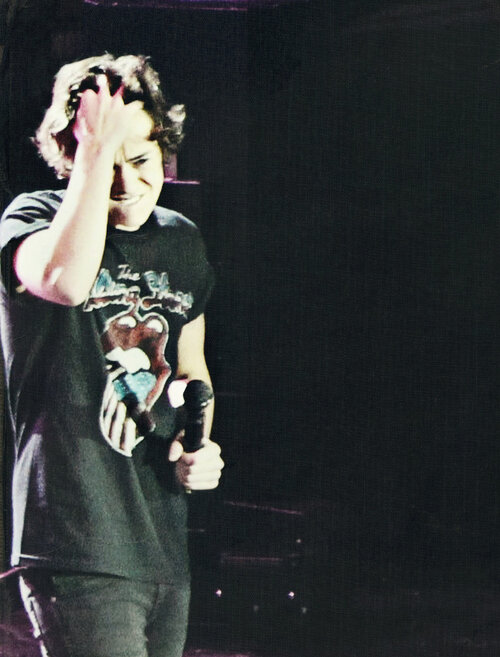 Harry at tonight's show in London... #fuckingchristheshot