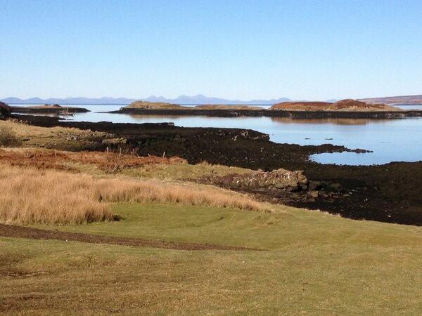 Almost impossibly perfect day up here today - outer isles amazingly clear.