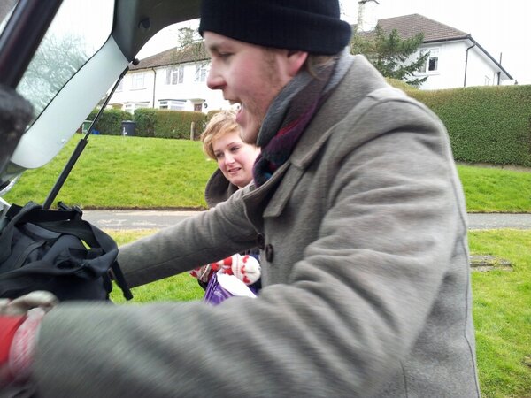 RubberDuckFilms's tweet image. Car tetris in a field near Watford.Cannot feel our hands but shoot went well! Pics to follow :) #EnemyofEngland Day16