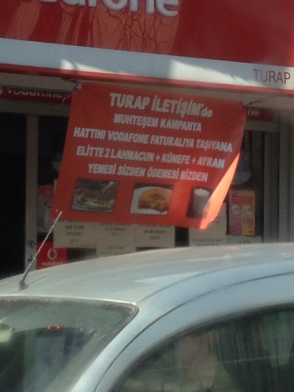 samiersankaya's tweet photo. Vodafone... http://t.co/YK5jWJ3C7Y