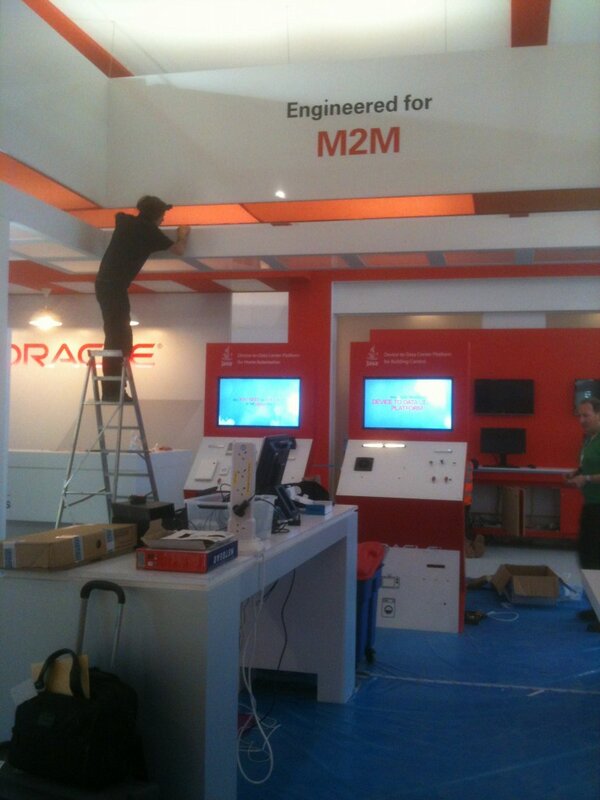 BarcelonaJUG's tweet image. "@java: Getting ready for @java at Mobile World Congress #MWC #javaembedded http://t.co/9rSvAT8Ume" we are ready!