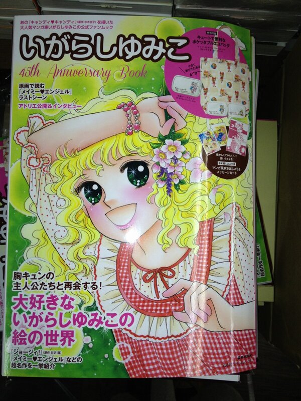 ヴィレッジヴァンガード下北沢 いがらしゆみこさんのムック本が発売しましたー 付録のバッグ可愛い キャンディキャンディ世代の方にはたまらなすぎる本ですね Http T Co Ugx81phjtc