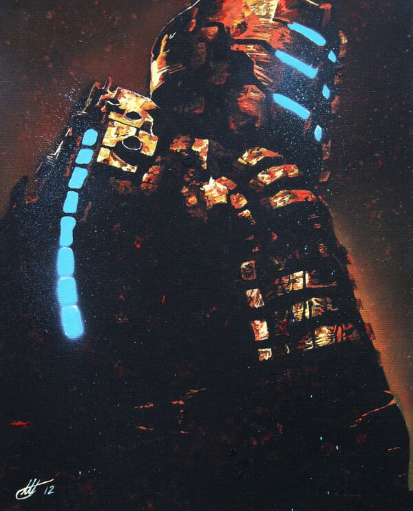 dead space fan art marker dead space fan art marker