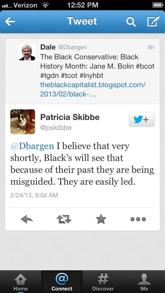 TexasLeftist's tweet image. These #CONfails get me every time... Talking about how "Blacks" are easily mislead!! #ctl #p2 #UniteBlue