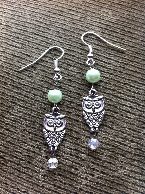 WhskrDesign's tweet photo. Pls RT~ Tonights #fbjam #giveaway is a pair of cute Owl Earrings in choice of colors ! DM me prior to 8pm EST http://t.co/RGviuGGLXy