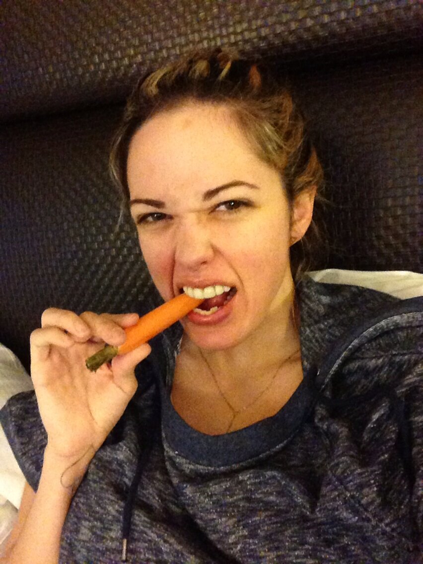 Eating carrots like a rabbit 🐰 http://t.co/TAmyQTf1QL