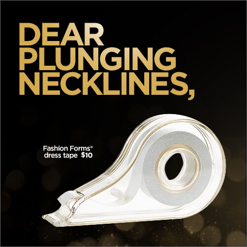 jcp Oscars 2013 Social Media Campaign - Dear Plunging Necklines