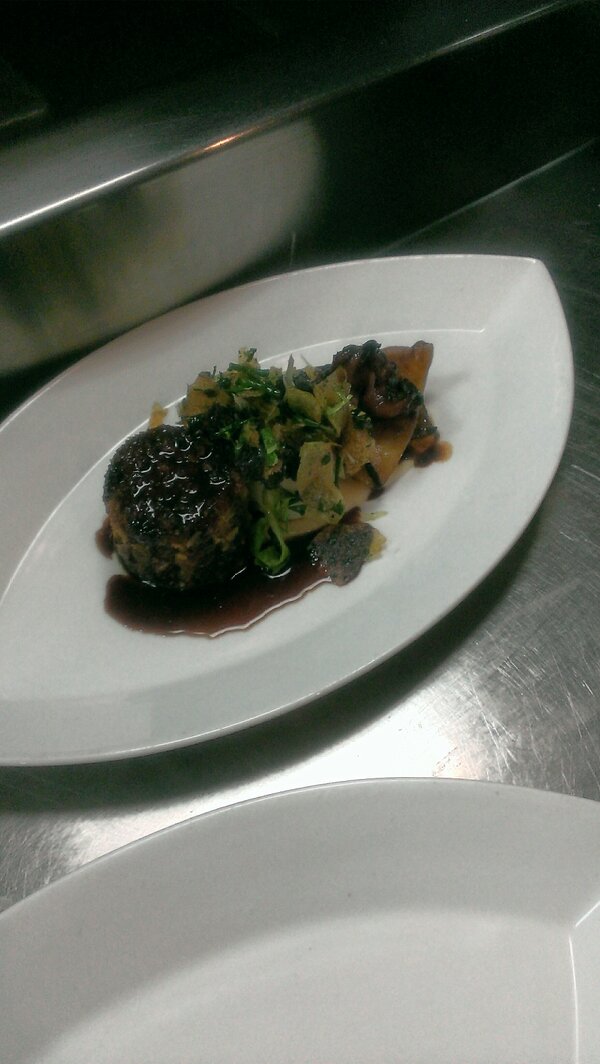Oxtail and truffles