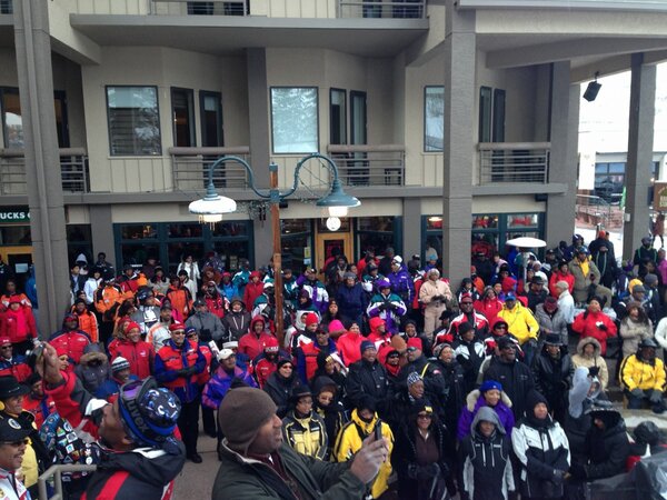 Big welcome back National Brotherhood of Skiers. Happy 40th NBS <a href="/AspenSnowmass/">Aspen Snowmass</a>