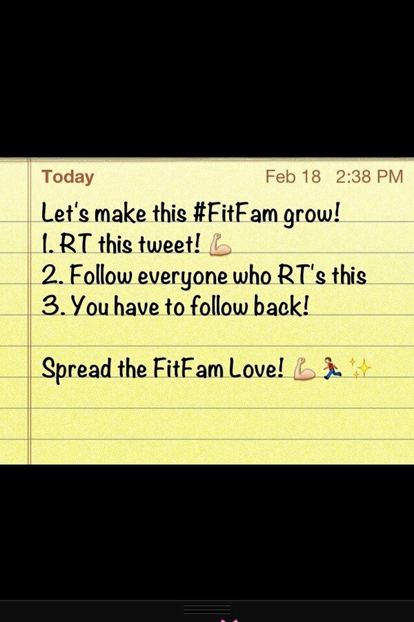 southernskinnyy's tweet image. Lets make the #fitfam bigger! Really love seeing other fitties tweets! Lets make the family bigger!