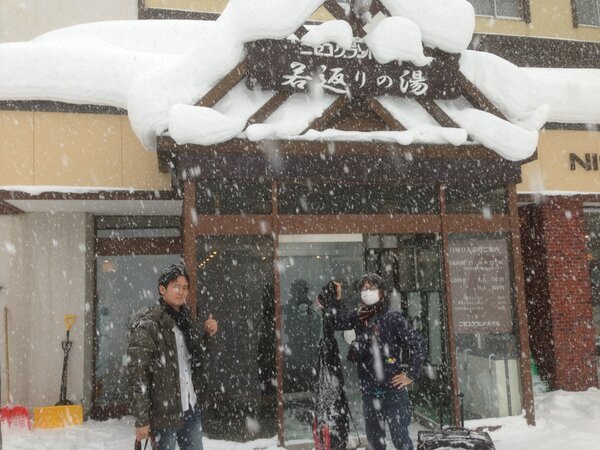 ynishim's tweet photo. 初北海道初ニセコなう http://t.co/So6FMXQsJJ