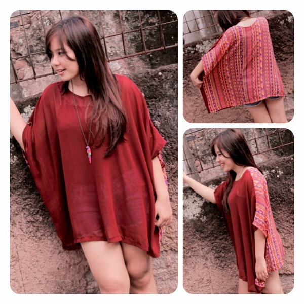 asty_ananta's tweet photo. RT @ShopatAlessia: SG 584 Tribal Loose Blouse, Chiffon, Bust OPEN, Length 61cm, Only Idr 125.000 #LimitedCollections http://t.co/nImcD1OsKX