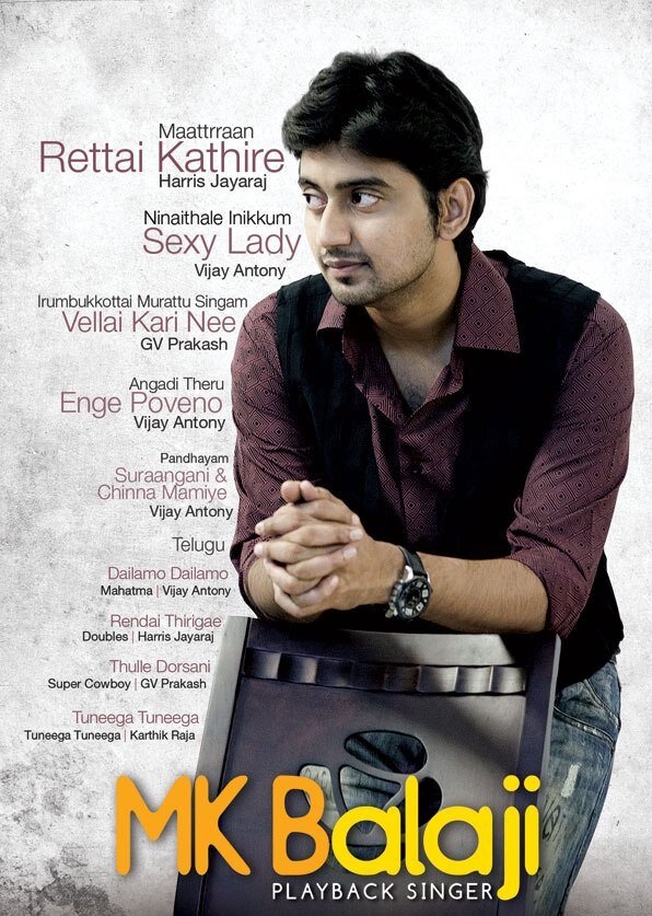 roboshankarphon's tweet photo. MK Balaji Singer http://t.co/3ofb4le4kD
