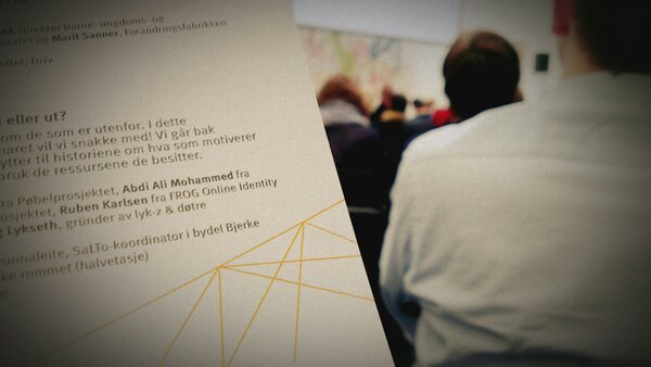 På velFERD-konferansen 2013. Abdi fra S.T.O.L.T. på programmet. #fse2013