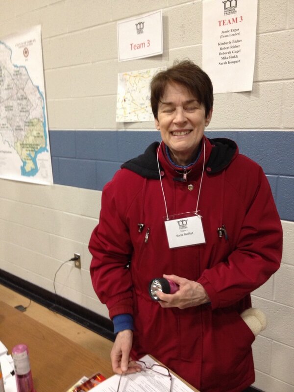 jamespatteson's tweet photo. Karla on team 4 region 4 getting ready to go hotspot surveying. #100kHomesFfx http://t.co/c008laXfTV
