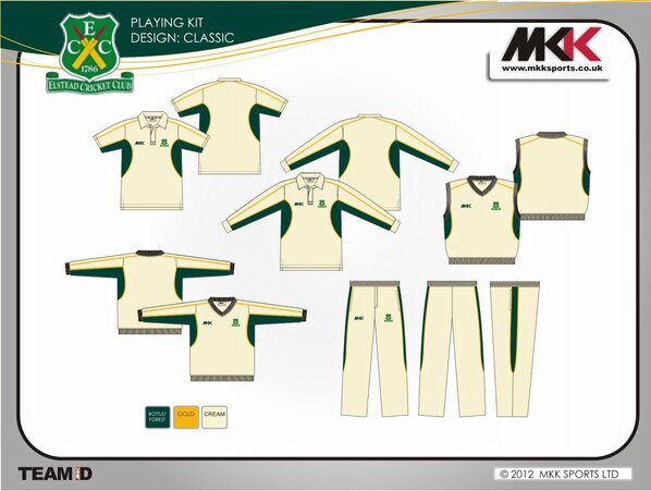 New playing kit for 2013 season