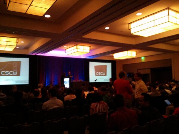 alansaid's tweet image. Hey #cscw2013 :-)