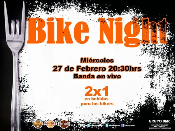 ESCUADRON51's tweet photo. BIKE NIGHT Miercoles 27 en @hardrockmexico con @losSimones y sus invitados ademas de 2x1 en tragos y @djchangui http://t.co/EPnlBeRO5F