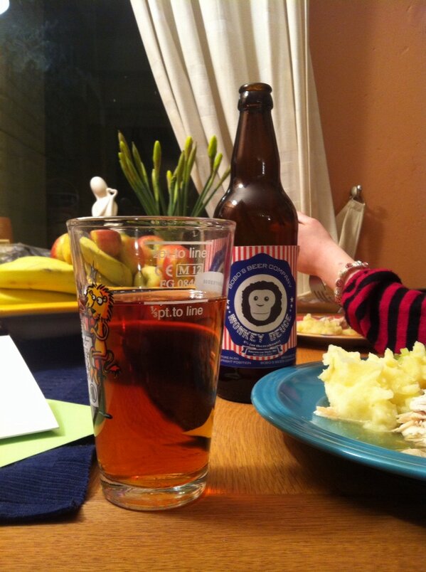 pixelmonkey's tweet photo. I can greatly recommend monkey deuce to accompany roast chicken! http://t.co/wBIX2TWZ