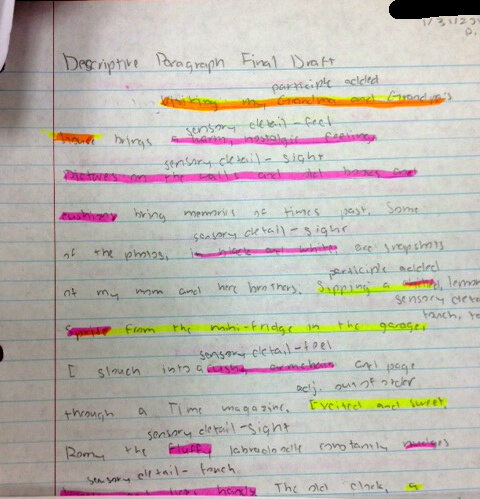 Kira Helmer Example Pedagogical And Technical Work Students Are Taugh To Enhance Their Descriptive Writing T90h Teachadlit Http T Co 2hgbjwb0