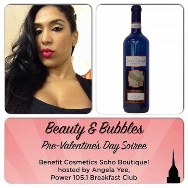 SolidAffairs's tweet photo. @jenicemarie is our staff captain 2nite  promoting #BartenuraMoscato @ "Beauty &amp; Bubbles" charity event! @MoscatoLife http://t.co/P87C53HJ