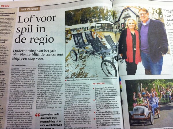 Leuk stuk in Brabants Dagblad
