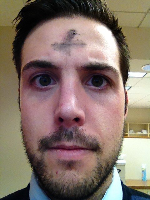 pmu418's tweet image. “@the_real_Croat: My boy Tony Reali rocking the ashes!” he always over does it I got mine from @GoIrish1985 #headbut