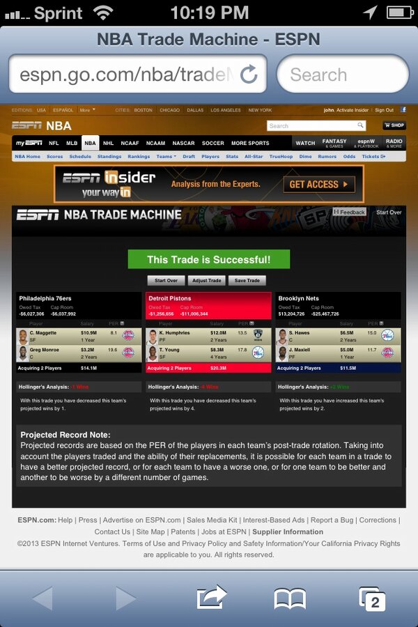 johnnosworld87's tweet photo. @SixersCEOAdam this is even better. Get these guys on the phone. We get better d and plenty of cap space http://t.co/5w5VcphH