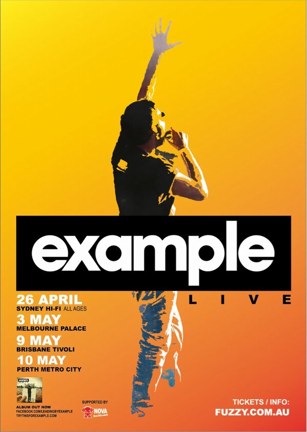 example's tweet image. AUSTRALIA - my Brisbane, Sydney, Melbourne and Perth shows are on sale now: