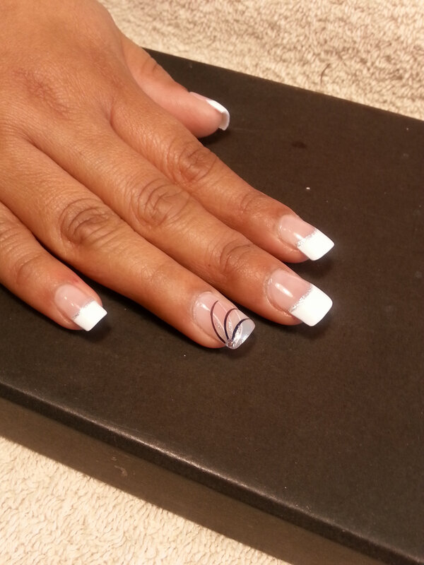 Patio Nail Spa On Twitter Lechat Flawless White Silver Glitter