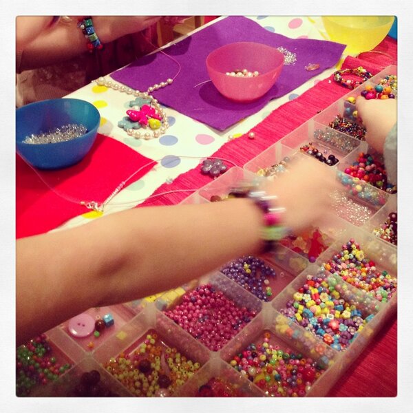 We are doing a beading workshop for the kids on Monday 18th Feb 10-12 @ottieandthebea Book your spot! #happybeading