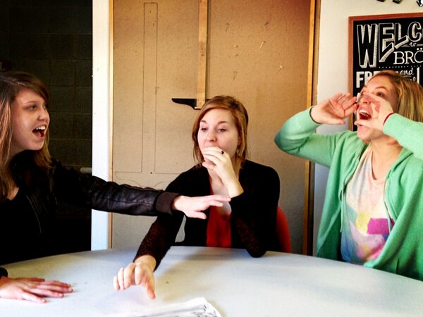 @brigidmorrissey @pancaketurner hard at work #artistic
